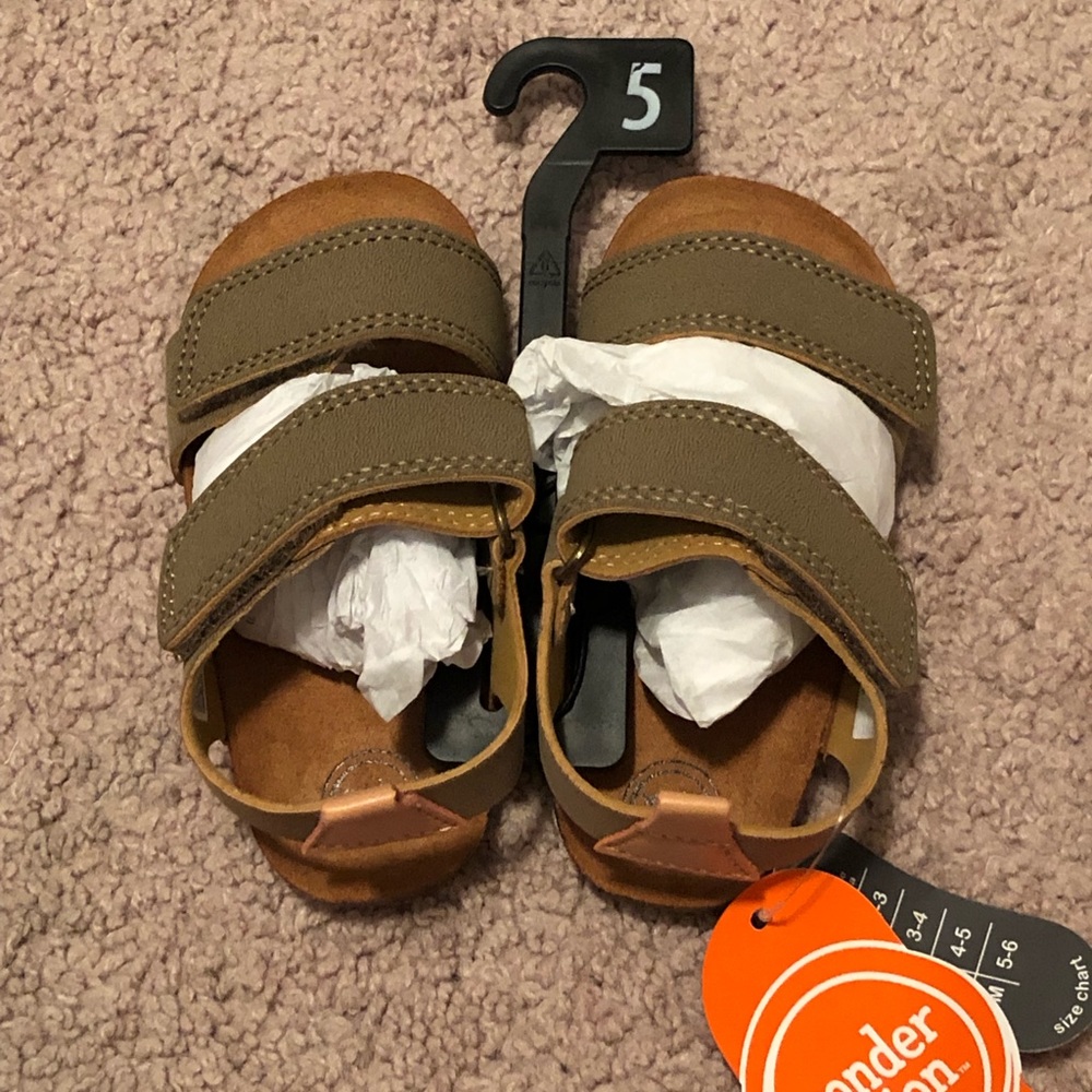 Tan Adjustable Sandals